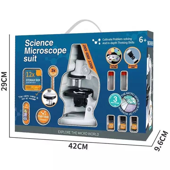 Kit Microscope pour enfant HD 1200x